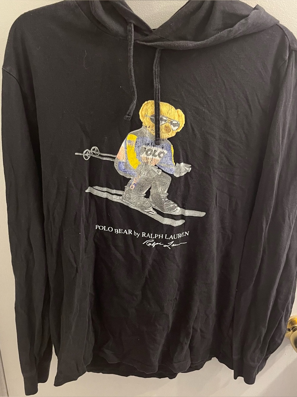 Ralph Lauren Polo Bear Men’s Hooded Long Sleeve Size Medium